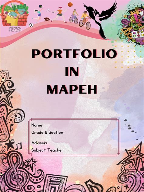 mapeh background design for portfolio